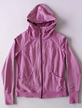 lululemon athletica Zip Scuba Hoodie in Pink Mauve